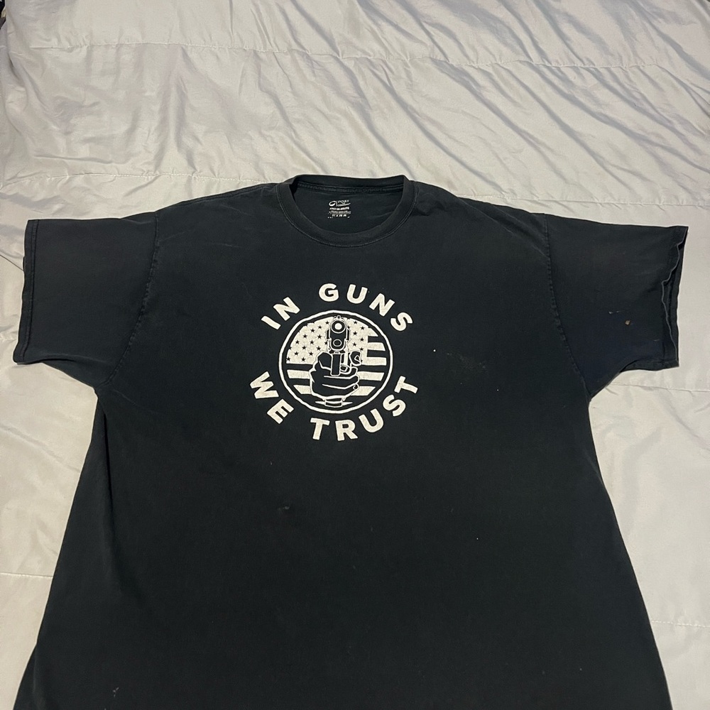 Port and Company Black Tee with Graphic Design